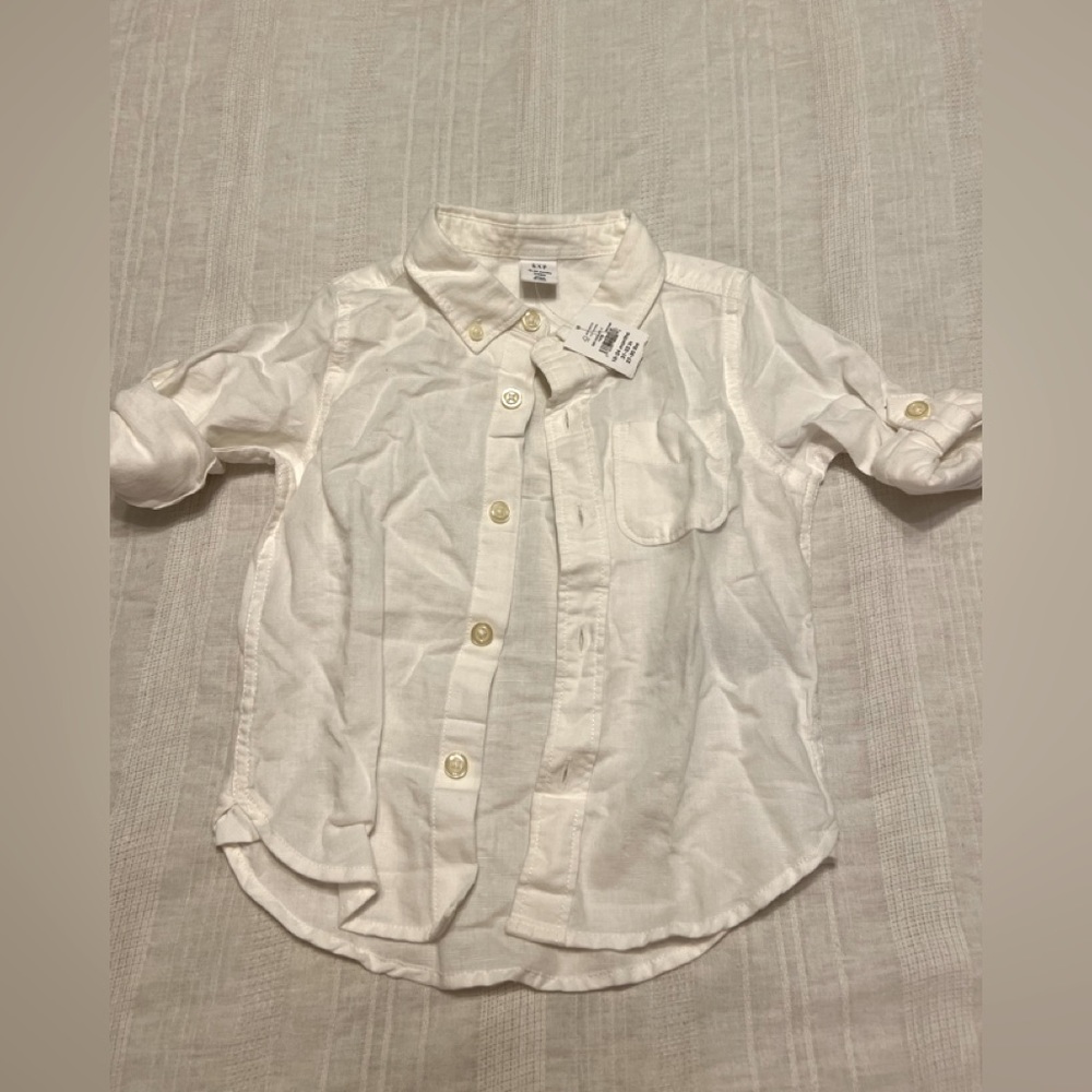 Baby GAP Boy’s White Buttondown Shirt